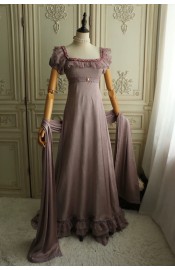 Faeries Daffodil Orecter Empire Waist One Piece(Reservation/2 Colours/2 Length Options/Full Payment Without Shipping)